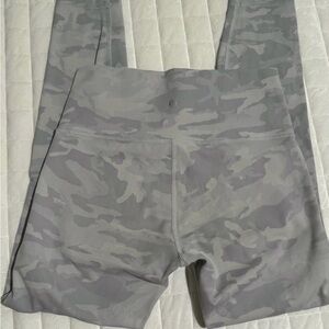 lululemon athletica Gray Camo Leggings